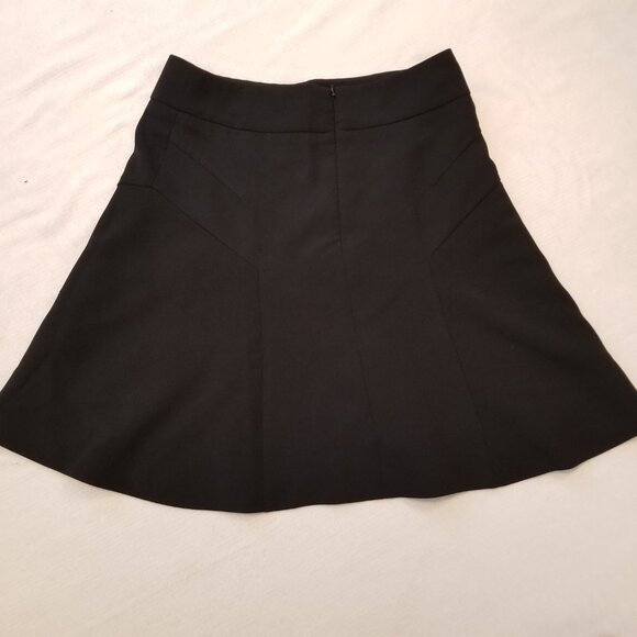 Express Fit and Flare Black Skirt US 2 Short Women's Bottom - Picture 6 of 9